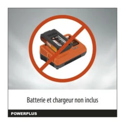 Tronçonneuse A Batterie 40v Dual Power Powdpg7576 - Guide De 350 Mm, Moteur Brusless - Livrée Sans Batterie Ni Chargeur -Promos Jardin Pro Magasin 2d69330c56d8cd5f