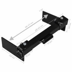 VIDAXL Adaptateur De Chasse-neige Pour Tondeuse à Gazon Noir -Promos Jardin Pro Magasin 63472e591e67d1.63232480