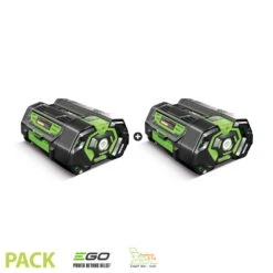 Lot De 2 Batteries 4ah Pour Outil De Jardin Sans Fil Egopower