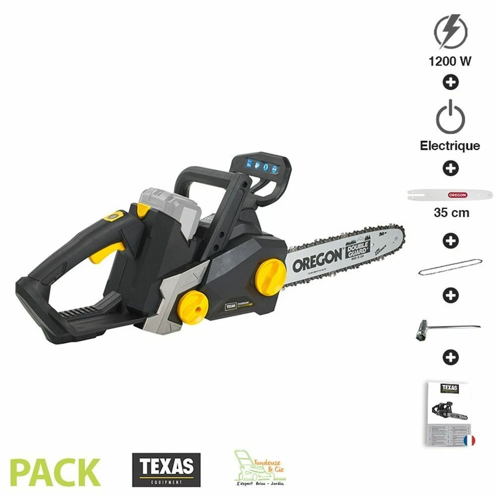 Tronçonneuse à Batterie 1200w Guide 35 Cm Texas Csx4000 Ni Chargeur Ni Batterie 1 Tronçonneuse à Batterie 1200w Guide 35 Cm Texas Csx4000 Ni Chargeur Ni Batterie