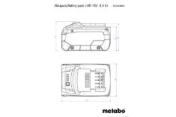 Metabo Bloc Batterie Lihd 18 V - 8.0 Ah -Promos Jardin Pro Magasin 636ba1290268b1.41512809