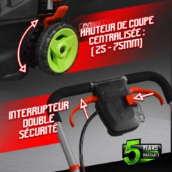 Tondeuse à Gazon 40v (2x20v) 34 Cm - Sans Batterie - Constructor -Promos Jardin Pro Magasin 63c13675e1b893.70517143