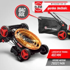Tondeuse Thermique Autotractée 144.3cc - Largeur De Coupe 46cm - Elem Garden 8 Tondeuse Thermique Autotractée 144.3cc - Largeur De Coupe 46cm - Elem Garden -Promos Jardin Pro Magasin 63c1367d6eb876.50155183