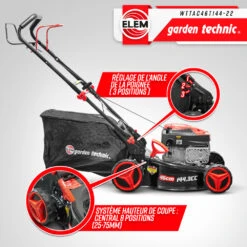 Tondeuse Thermique Autotractée 144.3cc - Largeur De Coupe 46cm - Elem Garden 7 Tondeuse Thermique Autotractée 144.3cc - Largeur De Coupe 46cm - Elem Garden -Promos Jardin Pro Magasin 63c1367d745029.32057082