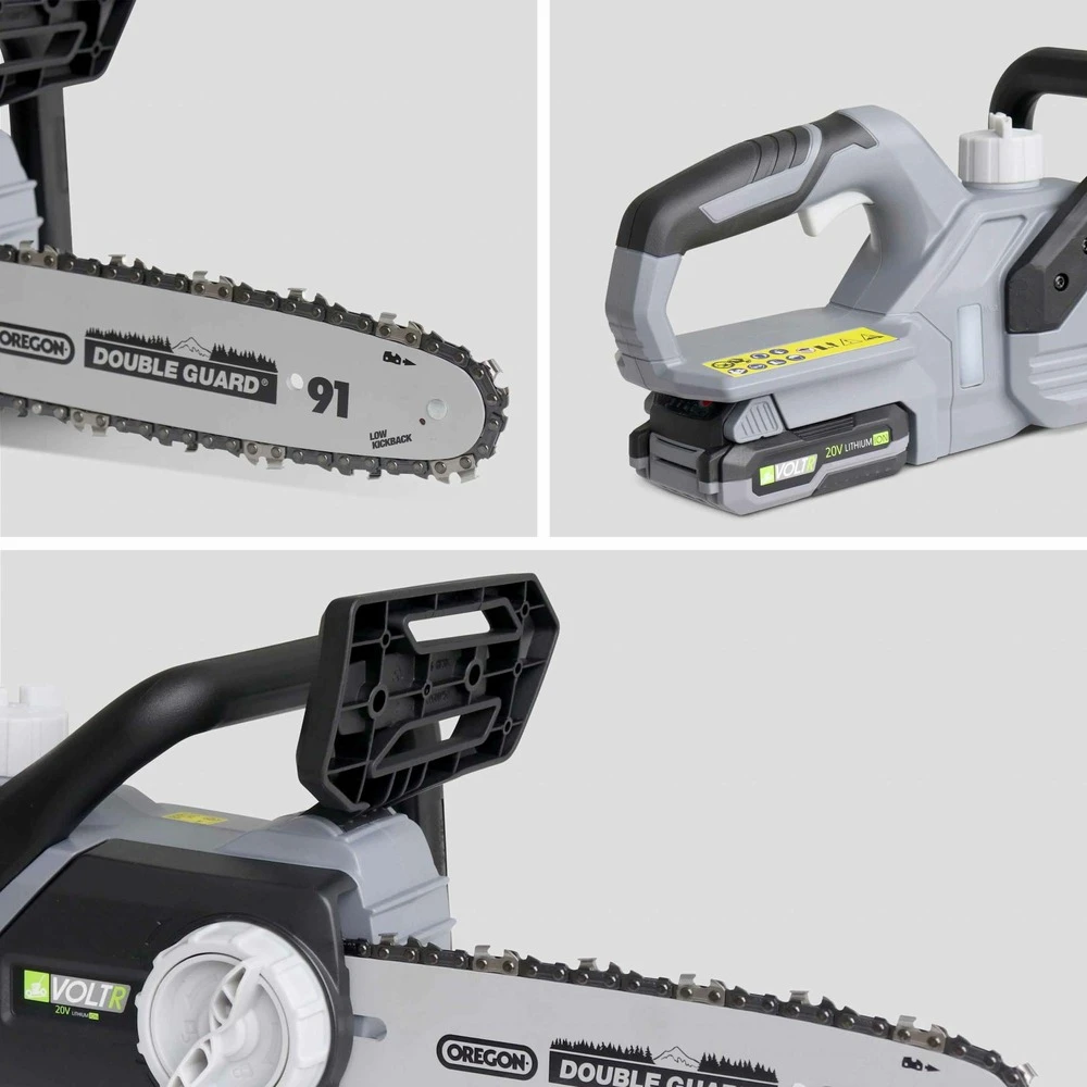 Voltr 20v– Tronçonneuse 25cm (10’’) – Avec Batterie Lithium 2.0ah + Chargeur 20v. Normes Ce 3 Voltr 20v– Tronçonneuse 25cm (10’’) – Avec Batterie Lithium 2.0ah + Chargeur 20v. Normes Ce – Image 3