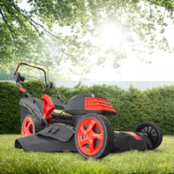 Tondeuse à Gazon électrique Tractée 1800w - 46cm Avec Carter En Acier - Elem Gar -Promos Jardin Pro Magasin 644acbe51f1421.82509440