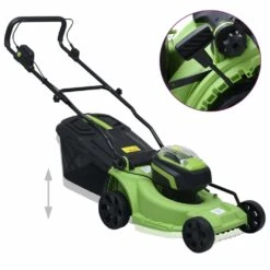 VIDAXL Tondeuse à Gazon Sans Fil Et Jeu D'outils électriques De Jardin -Promos Jardin Pro Magasin 645ce737845dc2.83193373