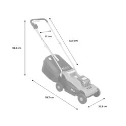 Voltr - Tondeuse à Gazon Sans Fil 30cm Batterie 20v Lithium 4ah Et Chargeur + Débroussailleuse Sans Fil ø25cm Avec Batterie Lithium -Promos Jardin Pro Magasin 64627aebe3f810.59783201