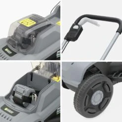 Voltr - Tondeuse à Gazon Sans Fil 30cm Batterie 20v Lithium 4ah Et Chargeur + Débroussailleuse Sans Fil ø25cm Avec Batterie Lithium -Promos Jardin Pro Magasin 64627aec126652.09078089