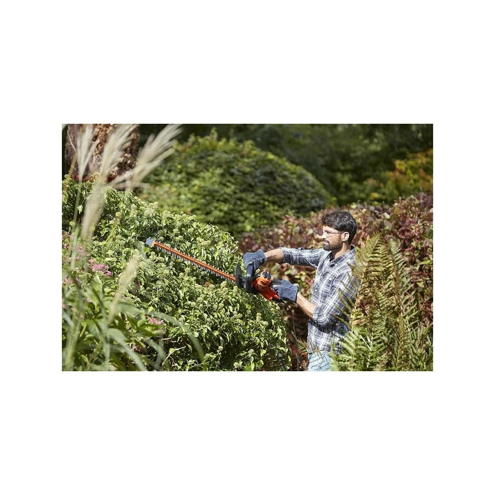 Black & Decker Taille-haie 550w Lame 60 Cm Black + Decker Behts 451+c285 Lame Double Coupe Double Interrupteur 2 Black & Decker Taille-haie 550w Lame 60 Cm Black + Decker Behts 451+c285 Lame Double Coupe Double Interrupteur – Image 2