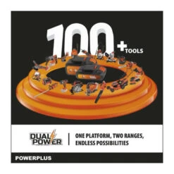 Tronçonneuse A Batterie 40v Dual Power Powdpg7576 - Guide De 350 Mm, Moteur Brusless - Livrée Sans Batterie Ni Chargeur -Promos Jardin Pro Magasin 95920958c78316d0